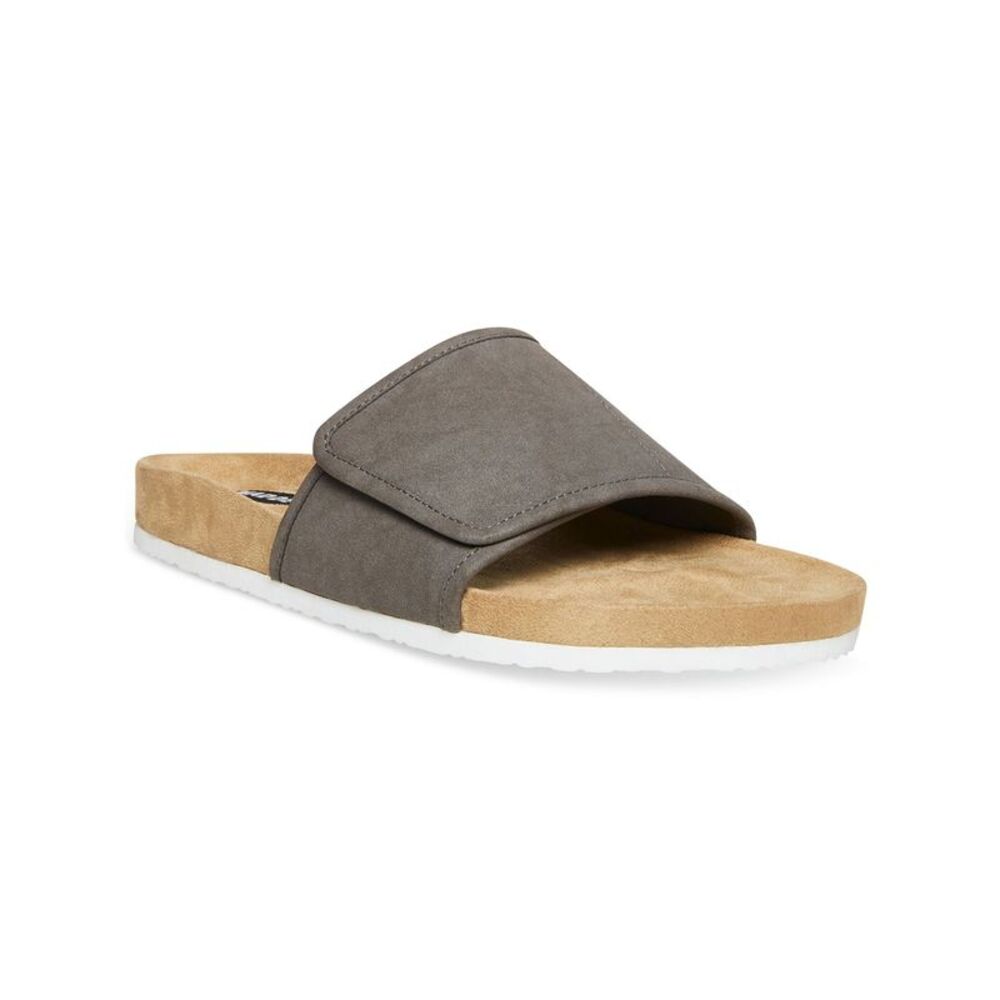 Men's Gray Slide Sandals